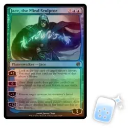 FOIL JACE, THE MIND SCULPTOR FTV Twenty Planeswalker Magic MTG MINT CARD - Image 1