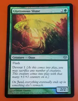 1x Gluttonous Slime | FOIL | Conflux | MTG Magic Cards - Image 1