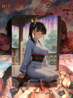 Beautiful Waifu Card Goddess Story CCG Anime Waifu Double Sided - Image 1