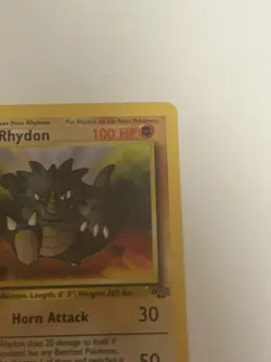 Pokemon Card Jungle 1st Edition Rhydon 45/64 - Image 4