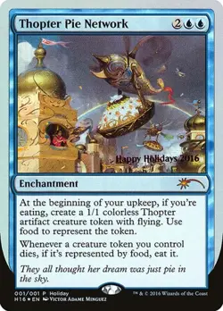 Thopter Pie Network - Foil Promo Happy Holidays LP MTG - Image 1