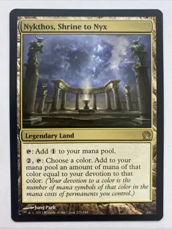 Nykthos, Shrine to Nyx Theros MTG Regular NM Magic The Gathering - Image 1