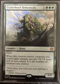 Craterhoof Behemoth Tarkir: Dragonstorm Regular - Image 1