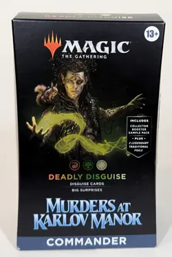 MTG - MKM Deadly Disguise Commander Deck | Precon | Magic the Gathering | Karlov - Image 1
