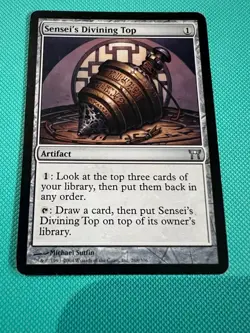 Sensei's Divining Top - Champions of Kamigawa - MTG - Magic the Gathering - Image 1