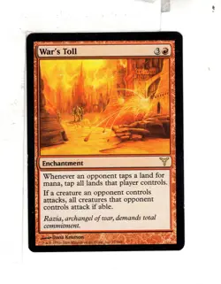 MTG SkeenAB War's Toll from Dissension. NM. - Image 1