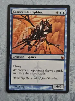 Consecrated Sphinx - Mirrodin Besieged - Magic the Gathering - MTG - Light Play - Image 1