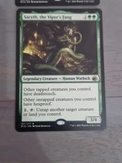 Saryth, the Viper's Fang X1 - Midnight Hunt - NM - Magic: The Gathering - MTG - Image 2