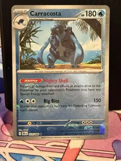 Pokemon TCG - Carracosta - 023/086 - (Master Ball Pattern) - SV: Black Bolt - Image 1