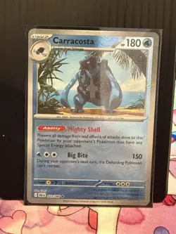 Pokemon TCG - Carracosta - 023/086 - (Master Ball Pattern) - SV: Black Bolt - Image 2