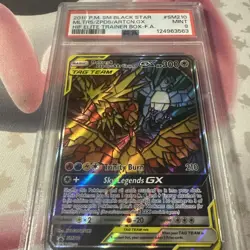 Moltres Zapdos Articuno GX Pokemon Hidden Fates Black Star Promo SM210 PSA 9 - Image 1