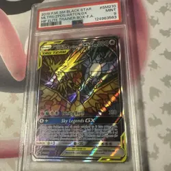 Moltres Zapdos Articuno GX Pokemon Hidden Fates Black Star Promo SM210 PSA 9 - Image 2