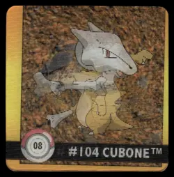 Pokemon Artbox Action Flipz 1999 Nintendo #08 #104 CUBONE #150 MAROWAK - Image 1