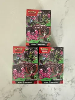 Shrouded Fable Booster Bundle Set of x3 Pokemon TCG Sealed Lot **18 Packs** - Image 1