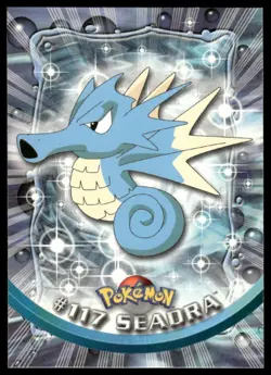 Topps Pokemon Seadra #117 TV Animation Edition Non Holo Blue Logo 2000 NM - Image 1