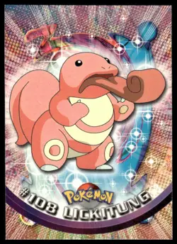 Topps Pokemon Lickitung #108 TV Animation Edition Non Holo Blue Logo 2000 NM - Image 1
