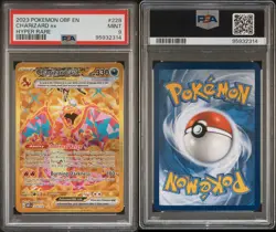 Charizard ex 228/197 Hyper Rare Gold Obsidian Flames Pokemon TCG PSA 9 - Image 2