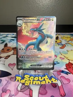 Pokemon TCG Salamence ex 187/159 Special Illustration Rare Journey Together NM - Image 1