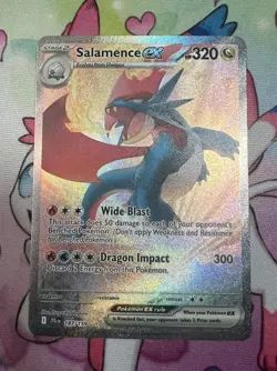 Pokemon TCG Salamence ex 187/159 Special Illustration Rare Journey Together NM - Image 2