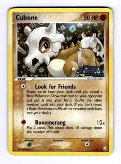Cubone Team Rocket Returns #51 (2004) Common Reverse Holo NM Pokemon - Image 1