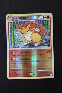 Pokemon Karte - Sandamer 29/123 - Heart Gold & Soul Silver - Reverse Holo - - Image 1