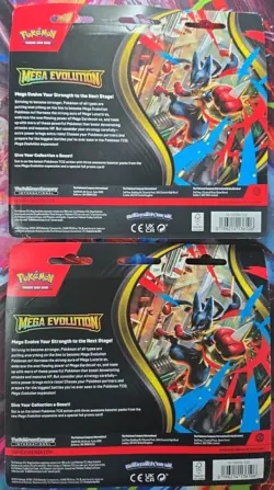 Pokemon - Mega Evolution 3 Pack Blisters (Golduck and Psyduck) Set of 2 SEALED - Image 2