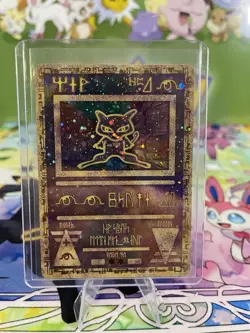Ancient Mew Pokemon TCG New Movie Promo Double Holo Foil Rare 1999-2000 NM - Image 1