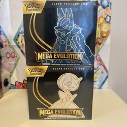 Pokemon TCG Mega Evolution Elite Trainer Box ETB set of 2 Lucario/Gardevoir New - Image 1