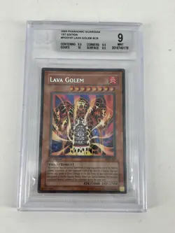 YuGiOh Pharaonic Guardian Lava Golem 1st Edition #PGD-107 BGS 9 - Image 1