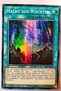 Macht Der Wachter EXFO-DE060 Super-Rare 1 Auflage YU-GI-OH Holo - Image 1