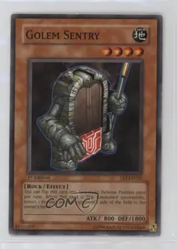 Golem Sentry 1st Ed. YuGiOh Flaming Eternity #FET-EN025 2005 - Image 1