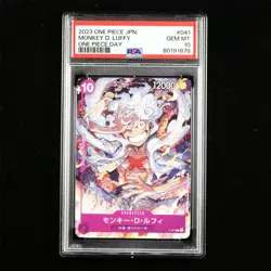 PSA GEM MT 10 2023 ONE PIECE JPN.TCG Card #041 Monkey D. Luffy - Image 1