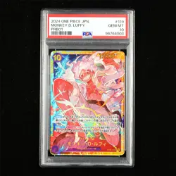 PSA GEM MT 10 2024 ONE PIECE JPN.TCG Card #119 Monkey D. Luffy - Image 1