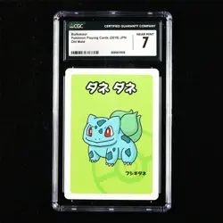 CGC NEAR MINT 7 Nintendo 2019 Pokemon PTCG JPN . card - Bulbasaur - Image 1