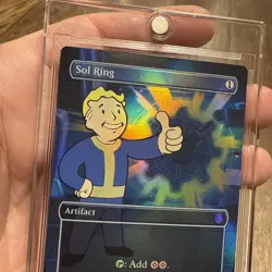 FOIL SOL RING BORDERLESS Fallout Magic MTG MINT CARD Mythic 359 - Image 5