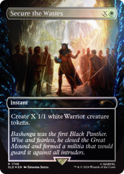 Near Mint x 1 Secure the Wastes - Rainbow Foil Secret Lair Drop Series - FOIL - Image 1