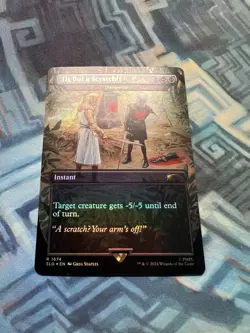 MTG Foil 'Tis But a Scratch! - Dismember NM Unplayed Monty Python SLD - Image 2