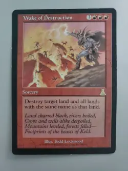 MTG Wake of Destruction Urza's Destiny Regular Rare LP - Image 1