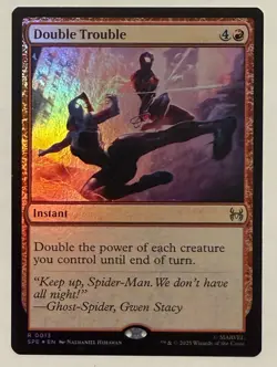 Double Trouble Foil - Marvel's Spiderman: Legal-Eternal MTG - Image 1
