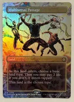 Multiversal Passage Borderless Foil - Marvel's Spider-Man MTG - Image 1