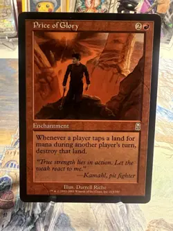 Magic the Gathering Odyssey Price of Glory Card 214/350 NM - Image 1