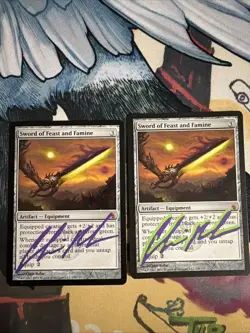 Signed Sword of Feast and Famine Mirrodin Besieged Regular - Image 1