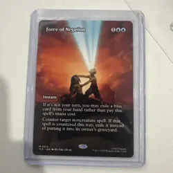 Magic The Gathering Avatar Force of Negation (Borderless) M0013 - Image 1