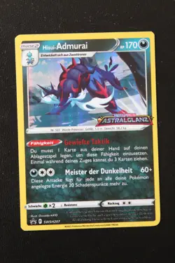 Pokemon Promo Deck OVP SWSH207 Hisui-Admurai ** holo ** Deutsch ** NM ** - Image 1