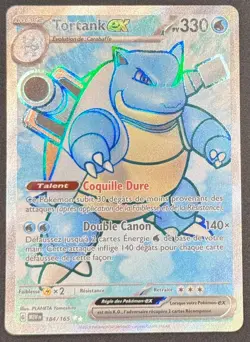 CARTE POKEMON TORTANK EX 184/165 🇫🇷 FR 🇫🇷 MEW 151 - Image 1