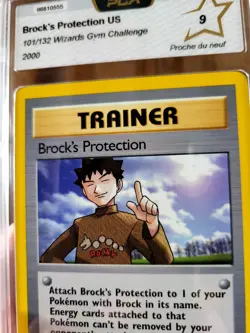 2000 Rare Pokemon Brock's Protection Gym Challenge MINT PCA 9 PSA 101/132 WOTC - Image 2