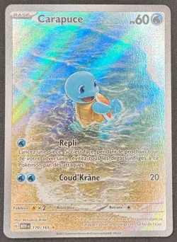 CARTE POKEMON CARAPUCE 170/165 🇫🇷 FR 🇫🇷 MEW 151 - Image 1