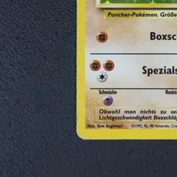 Nockchan - Hitmonchan Pokemon Karte TCG WOTC 7/102 Rare Holo Base Basis-Set /Q31 - Image 5