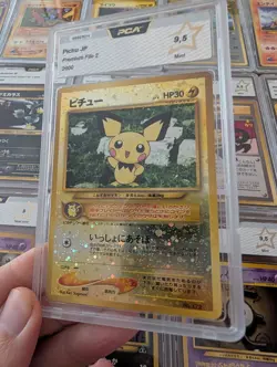 Pokemon 1999 Pichu REVERSE Holo 🔥Japanese Neo 2 Discovery Promo Premium File - Image 1