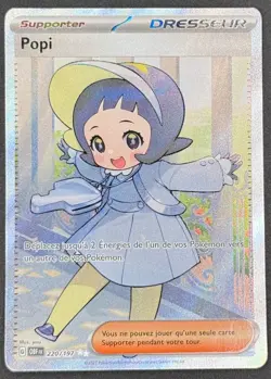 CARTE POKEMON POPI 220/197 🇫🇷 FR 🇫🇷 FLAMMES OBSIDIENNES - Image 1
